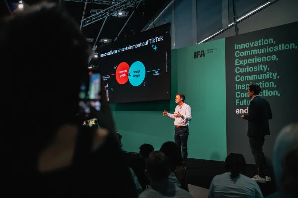 Audience engaged in IFA 2026 presentations.