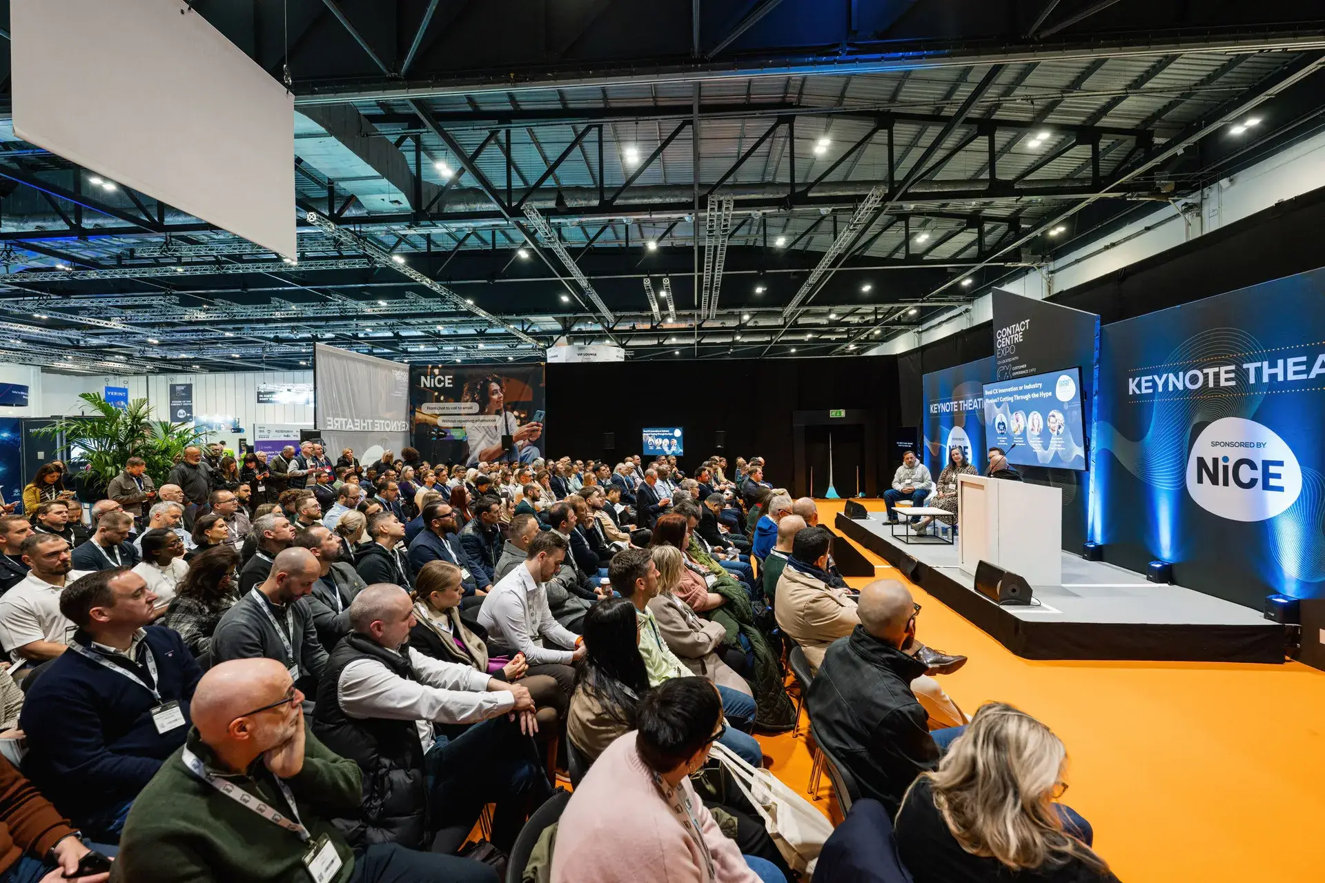 A group of people sitting in a room at Contact Centre Expo 2026
