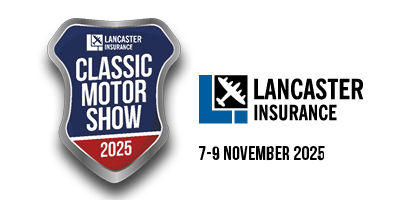 Join us at the Classic Motor Show from November 7-9, 2025, brought to you by Lancaster Insurance.