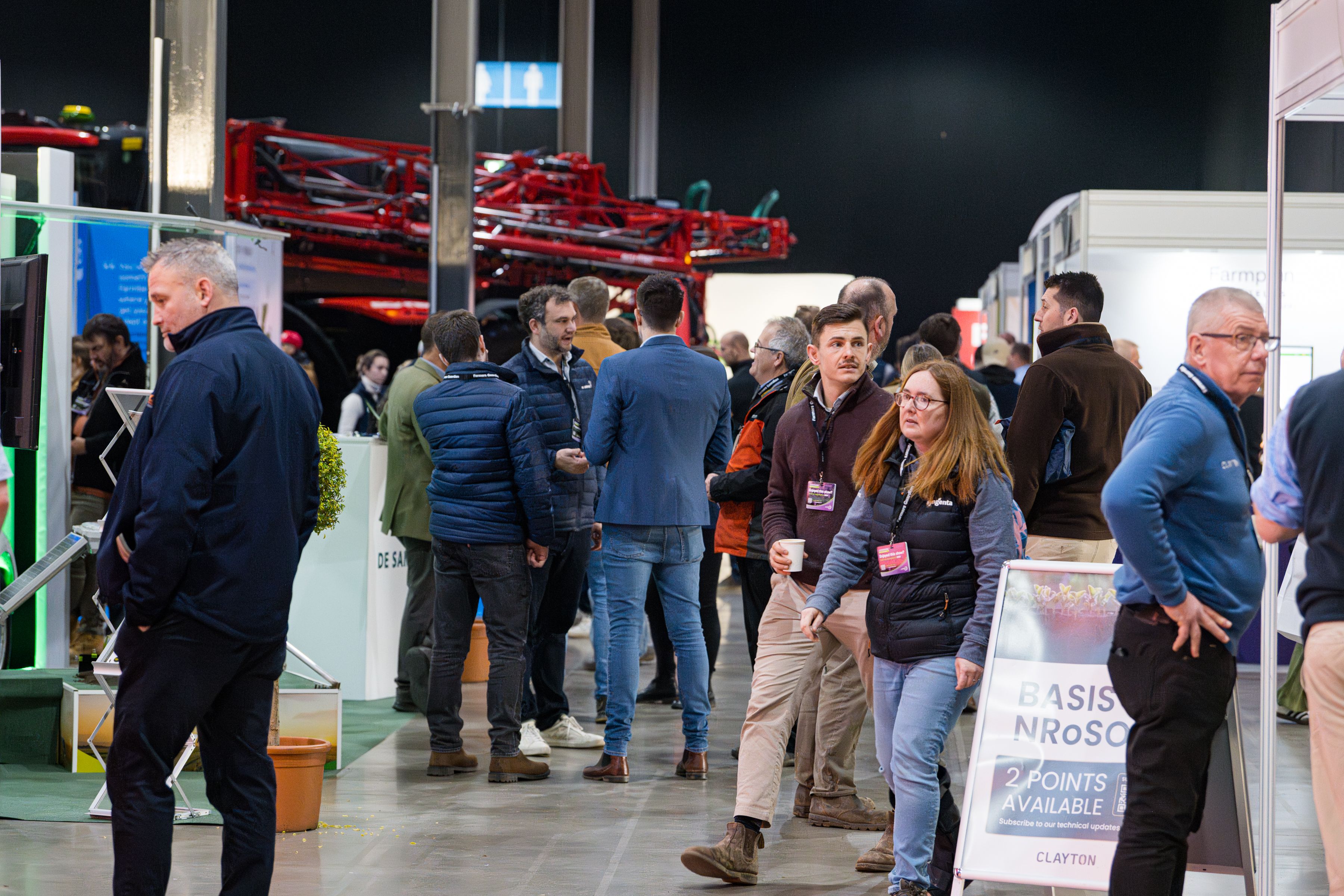 Engaging discussions and networking at CropTec 2026.