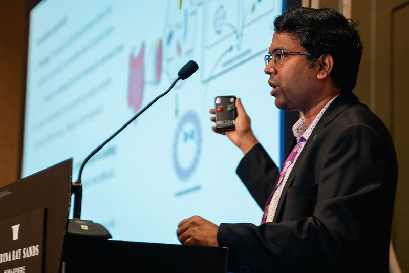 Insightful moment during a presentation at DDF Asia 2025.