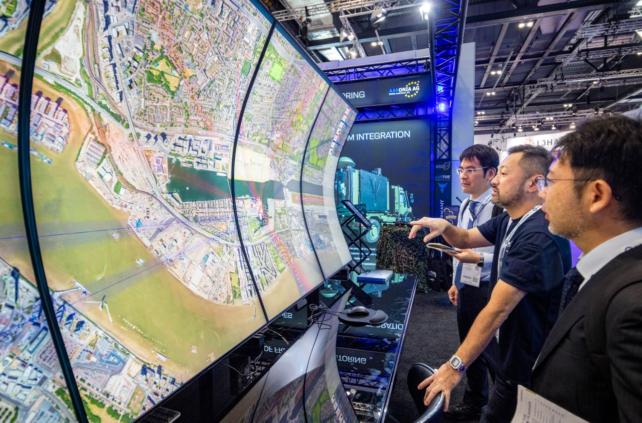Advanced mapping technology showcased at DSEI 2025.