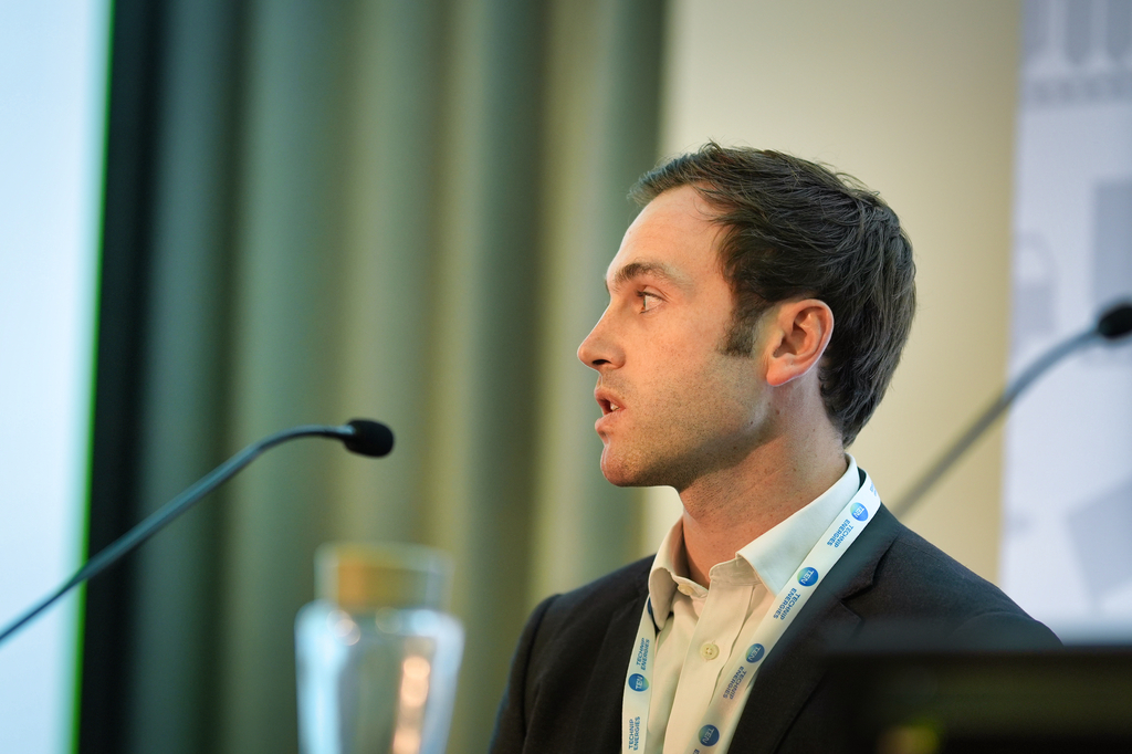 Speaker presenting at the Energy From Waste 2026 conference.