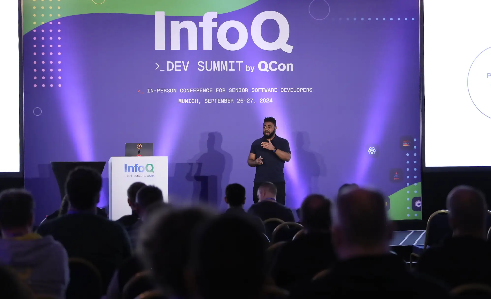 Engaging presentation at InfoQ Dev Summit Munich 2025.