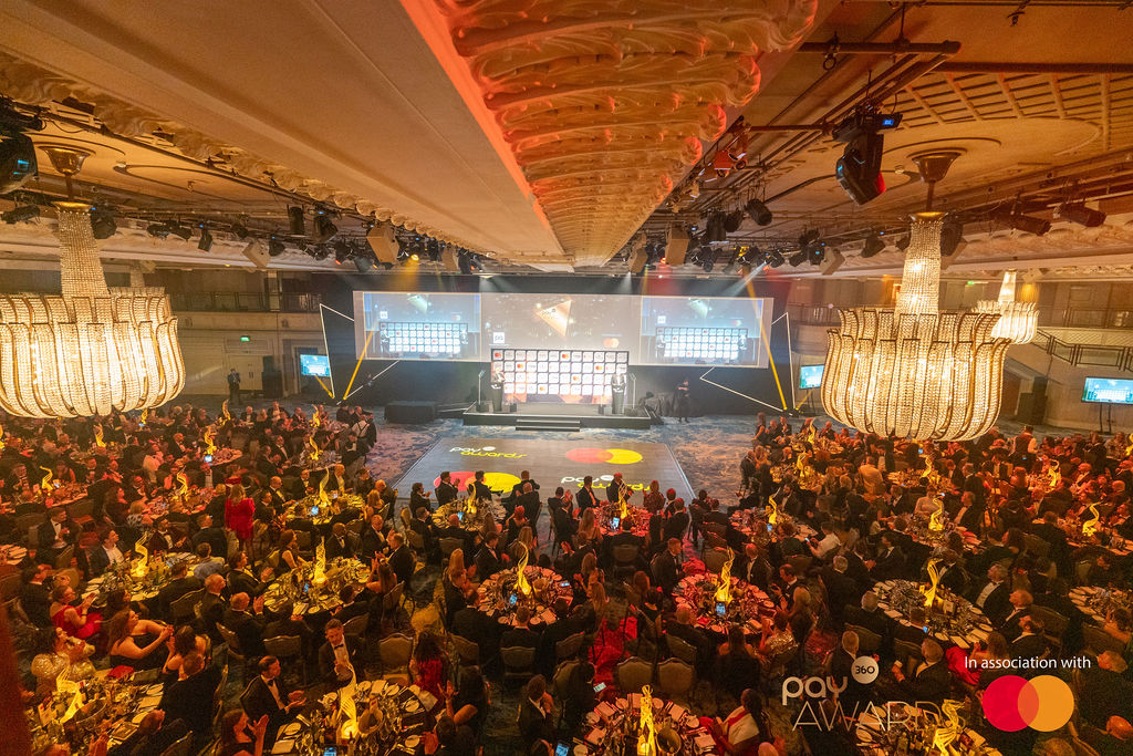 A dazzling evening at the PAY360 Awards 2023, celebrating excellence in payments.