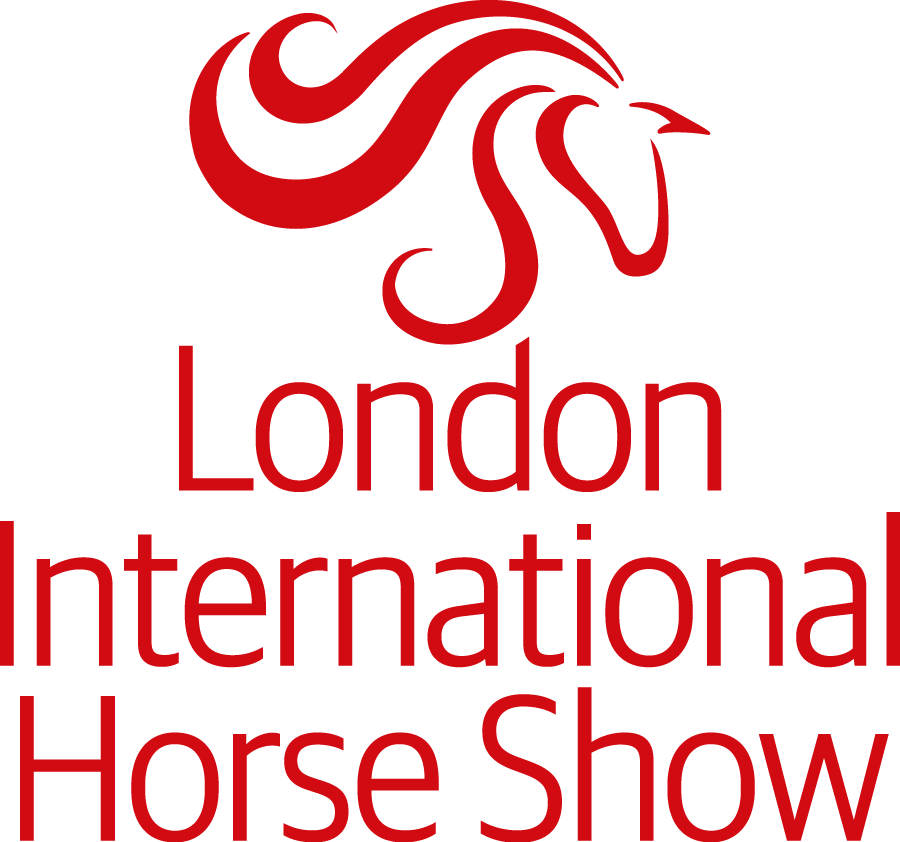 Official logo of the London International Horse Show 2025, showcasing elegance and equestrian flair.