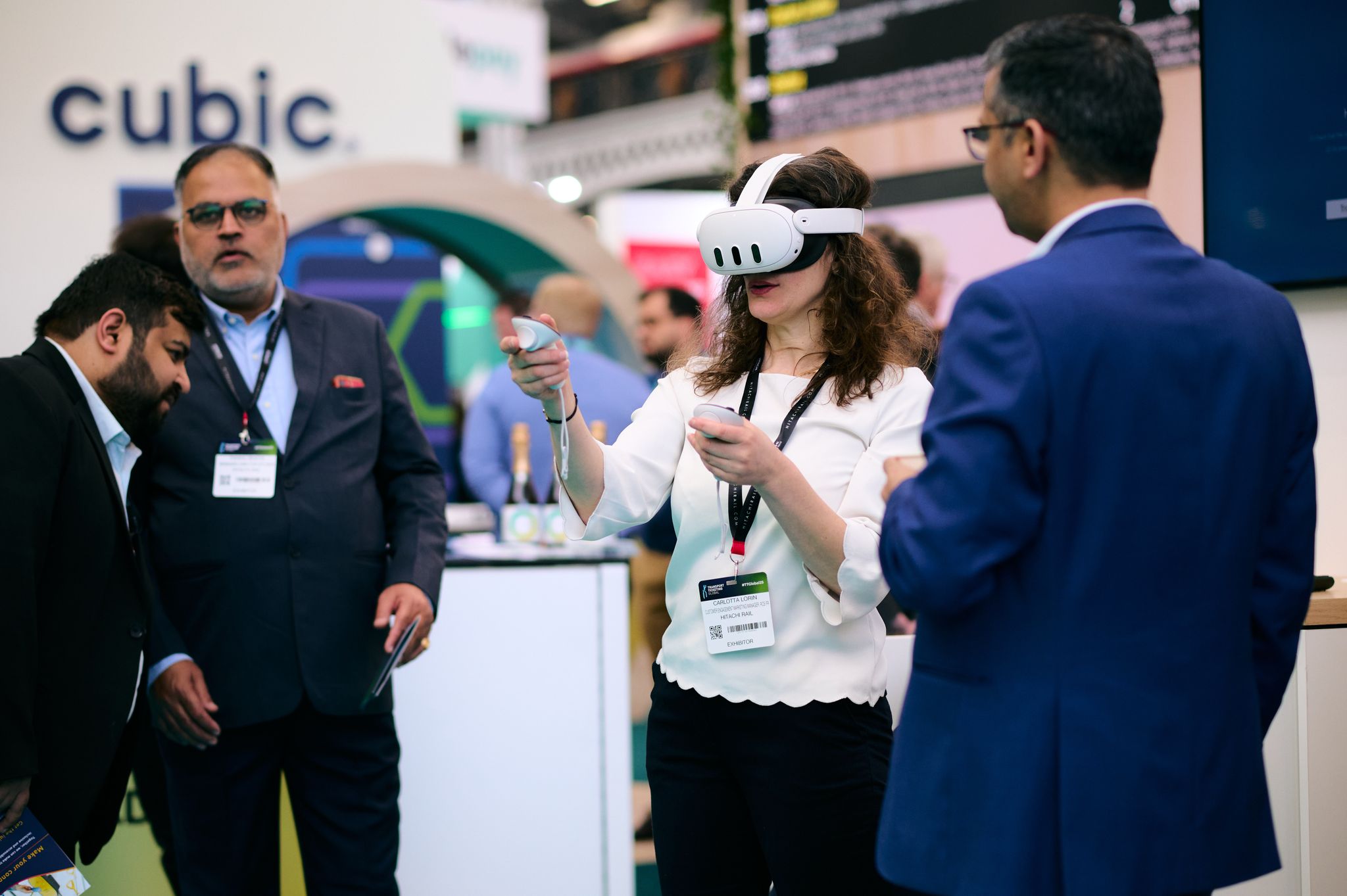 Innovative transportation technology showcased at the event.